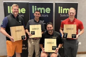 Cairns Cup Captain, Kris Aves and his winning time