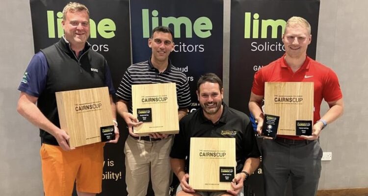 Cairns Cup Captain, Kris Aves and his winning time