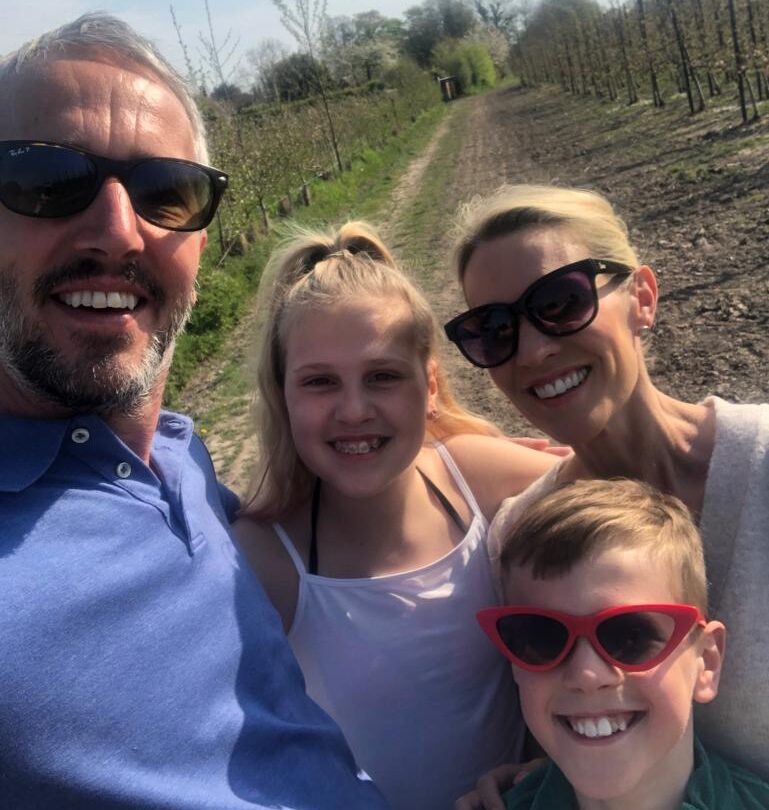 Katie and Howard and family