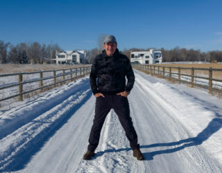 Sir Nick Faldo has now returned home after heart surgery