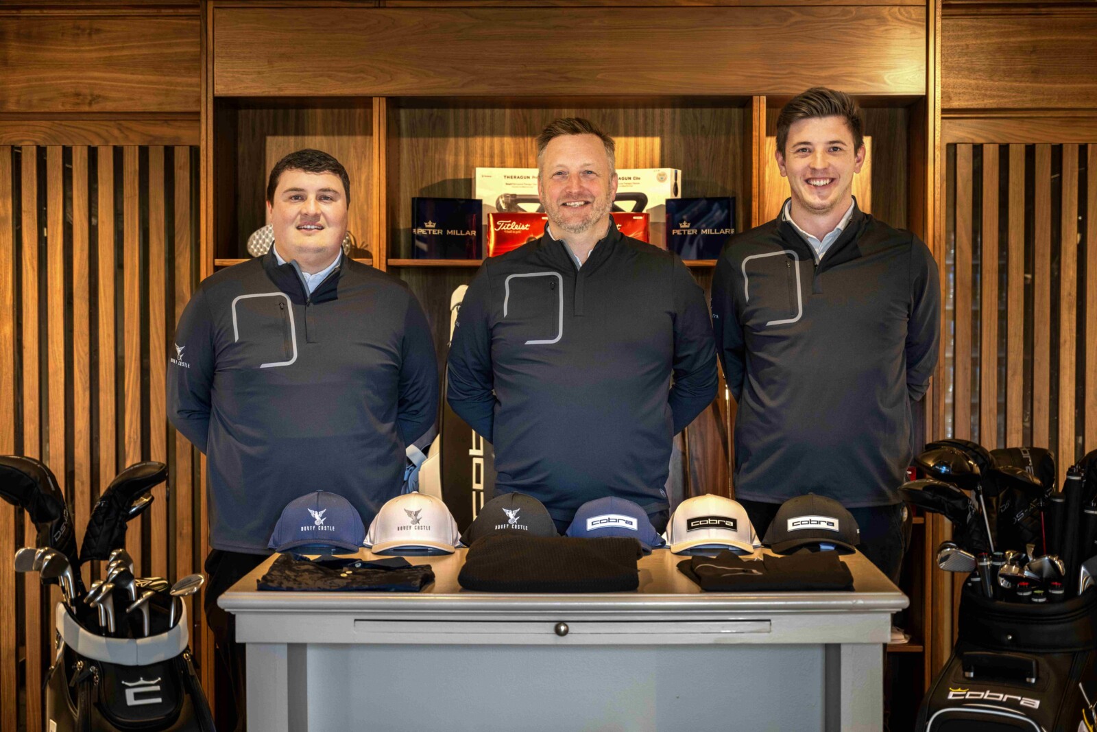 From left; Josh Washbrook, Rob Selley, Jamie Tompkin