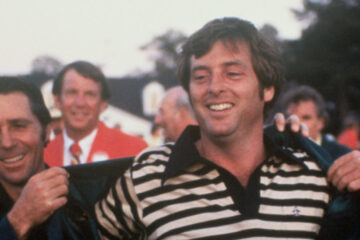 Fuzzy Zoeller winning the Masters in 1979 at the first attempt