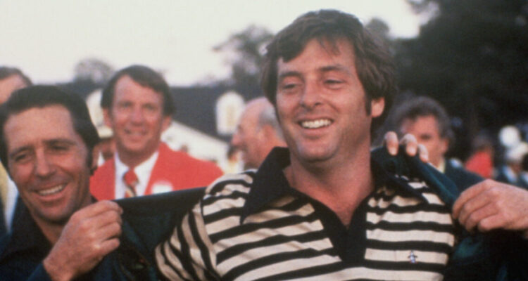 Fuzzy Zoeller winning the Masters in 1979 at the first attempt