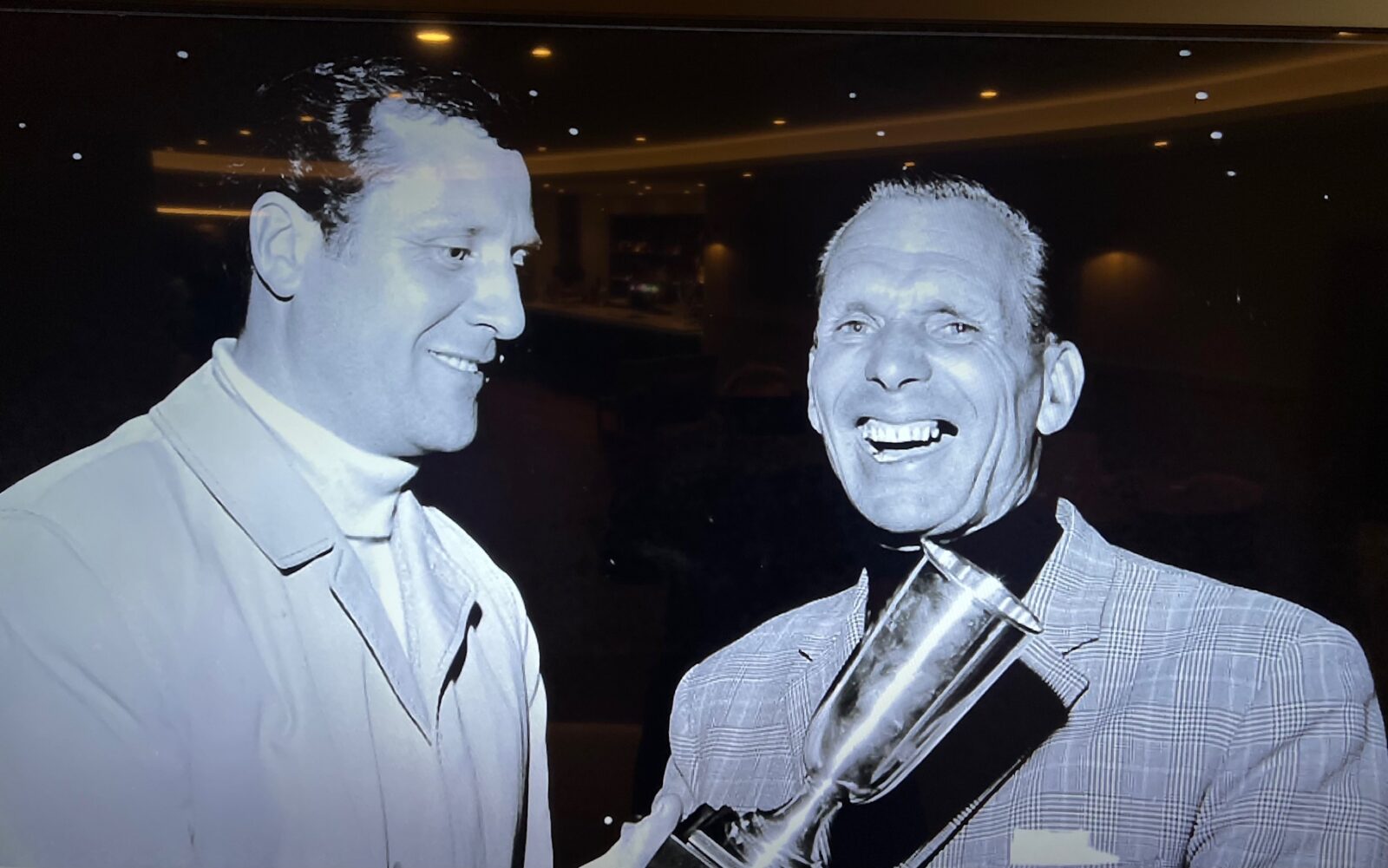 Derrick Pillage with Max Faulkner