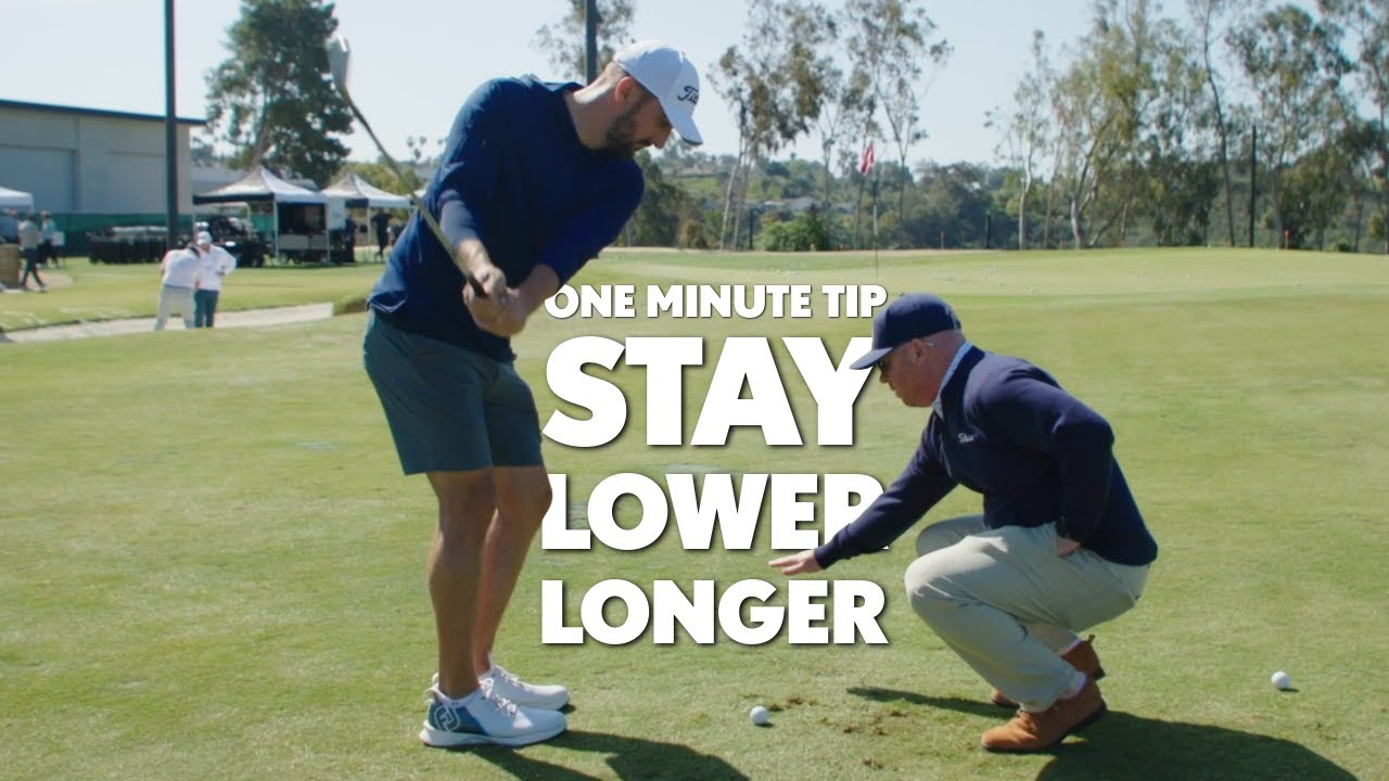 Chasing Scratch - One Minute Tip: Stay Lower Longer