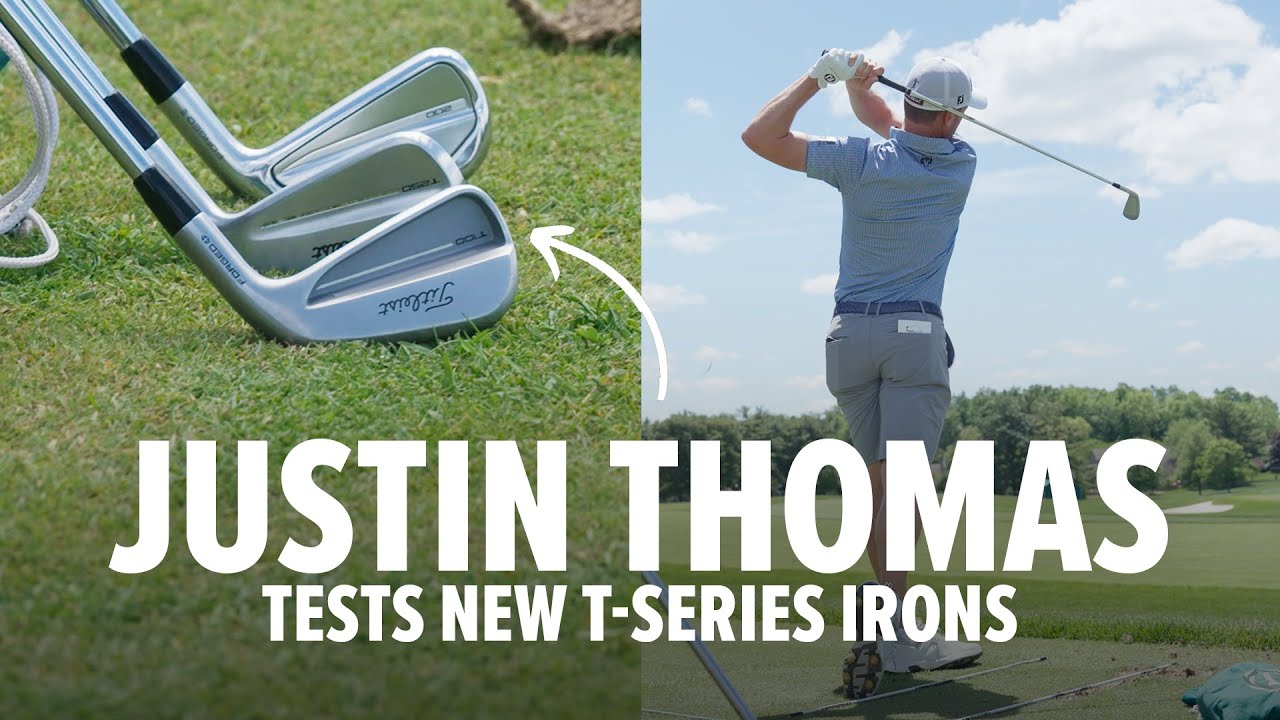 Behind The Scenes: Justin Thomas Tests NEW T-Series Irons