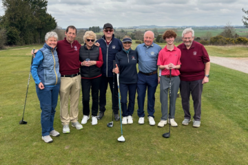 Debbie at the centre of the Captains Drive at High Post